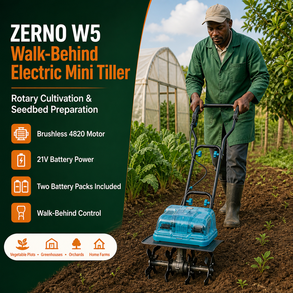ZERNO W5 Cordless Push Cultivator