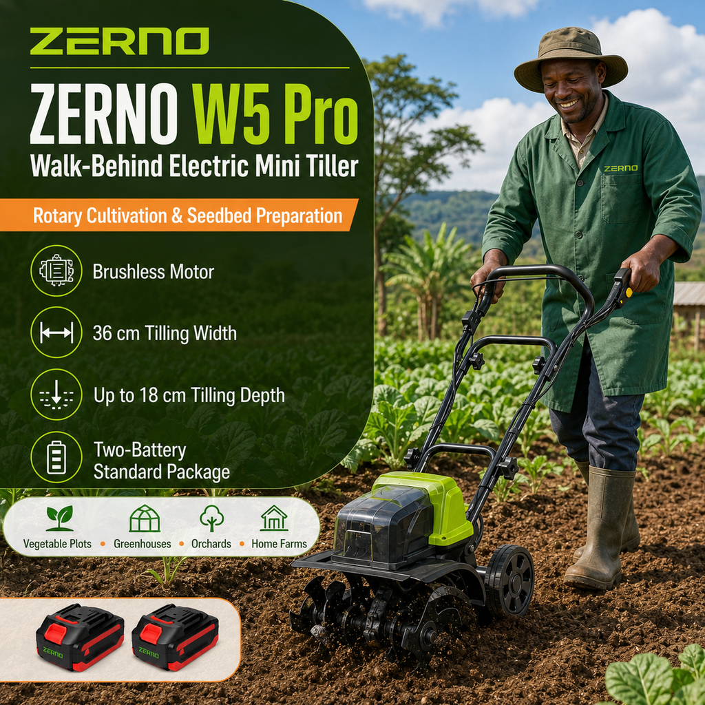 ZERNO W5 Pro 36cm Brushless Push Cultivator